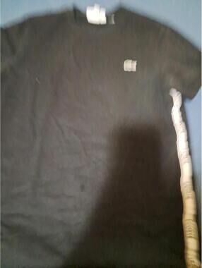 Lacoste Boys Size Small Black Tshirt Alligator Graphic Logo Short Sleeve Cotton